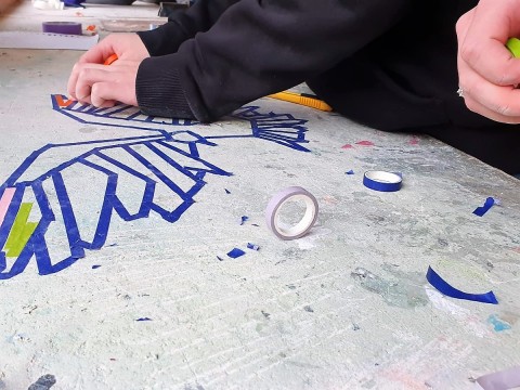 Tape Art Workshop Jongeren